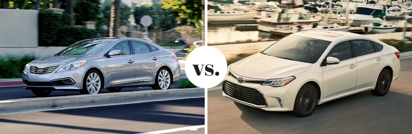 2017 Hyundai Azera vs 2017 Toyota Avalon
