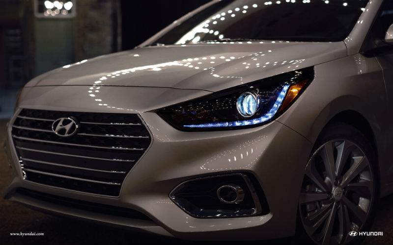 2018 hyundai accent led lighting daytime running lights