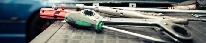 skinny image of tools on a table