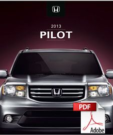 Honda pilot catalog