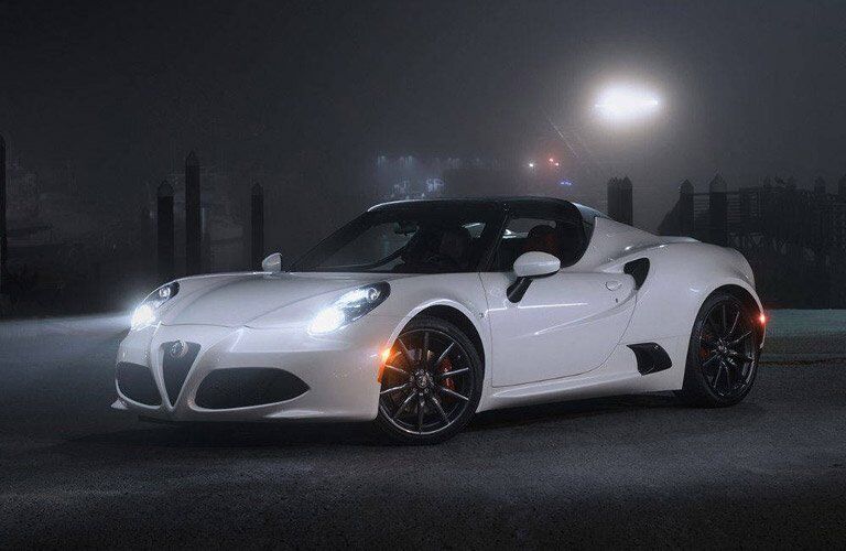 white 2016 Alfa Romeo 4C Spider