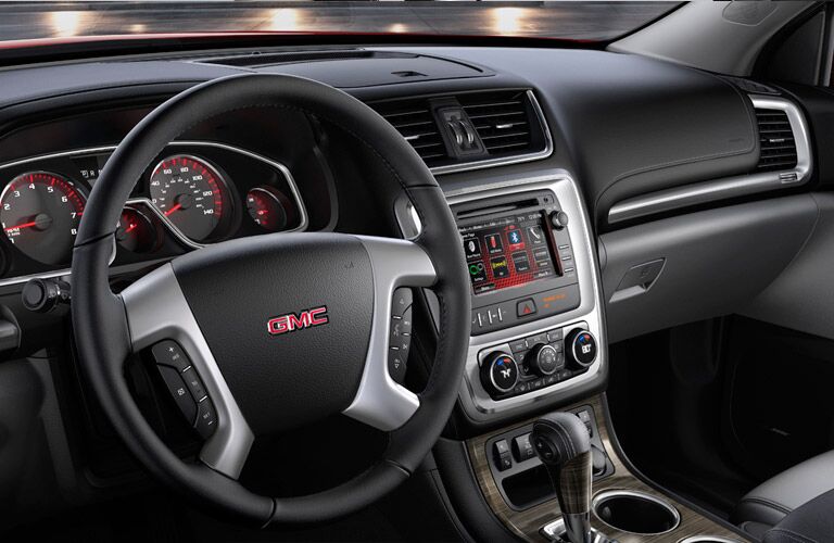 GMC Acadia interior features and options