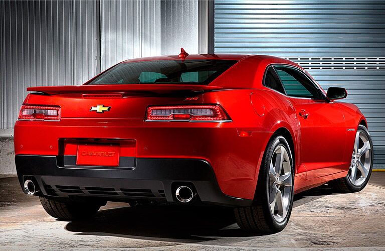 Chevy Camaro back red