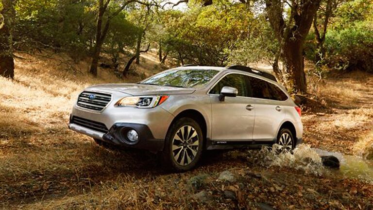 Subaru Outback silver front