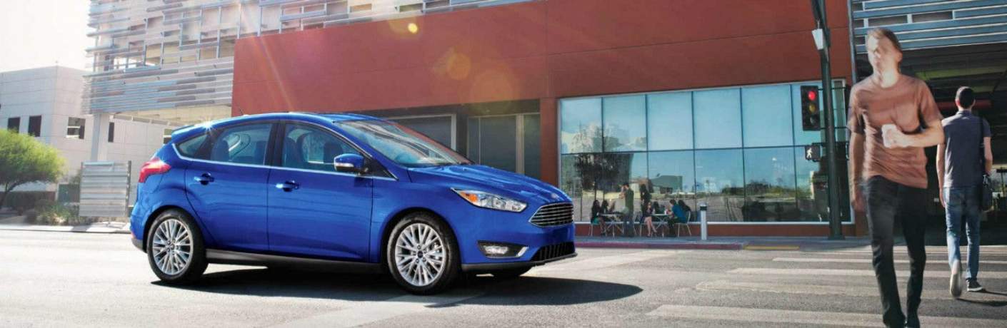 2018 ford Focus Hatchback Waiting for Pedestrians