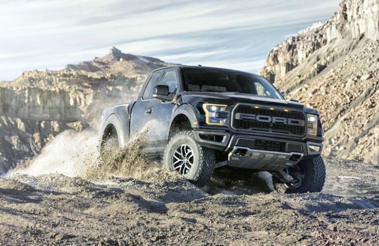 Ford Raptor off-roading