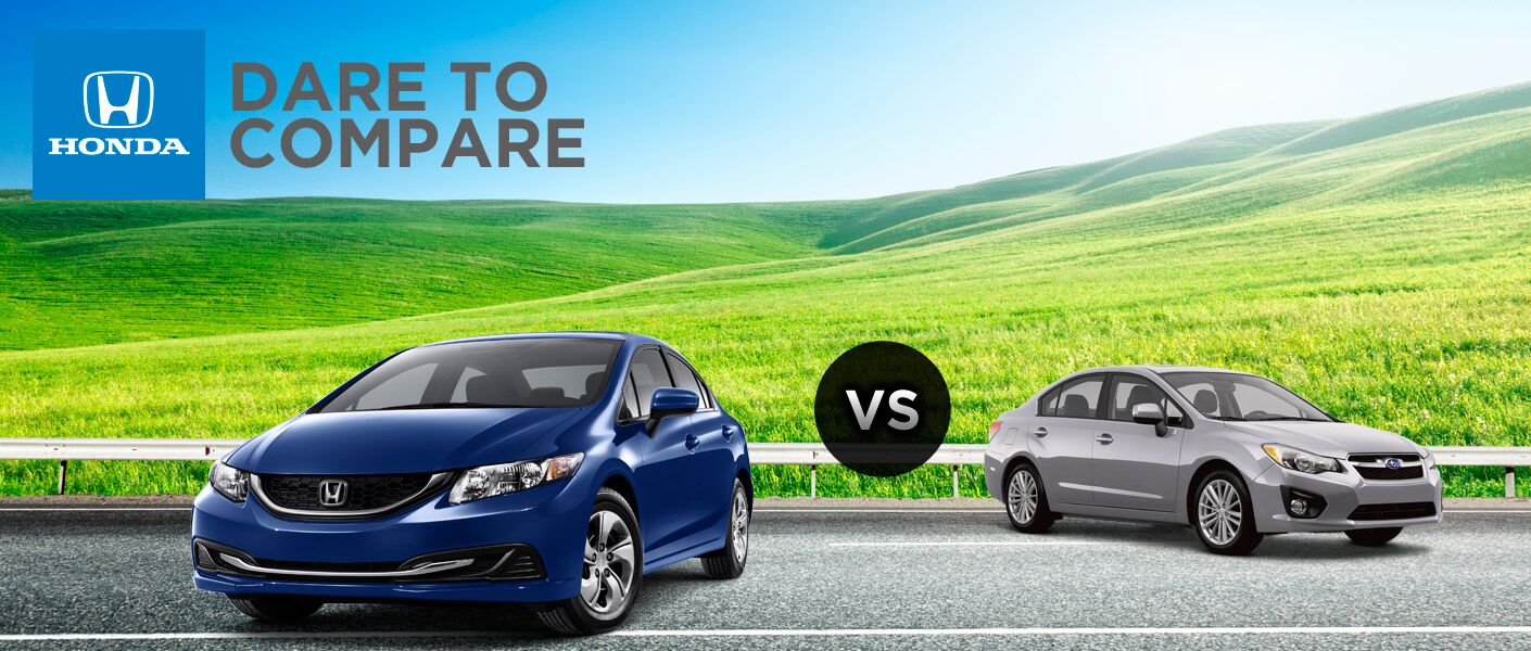 2014 Honda Civic vs 2014 Subaru Impreza