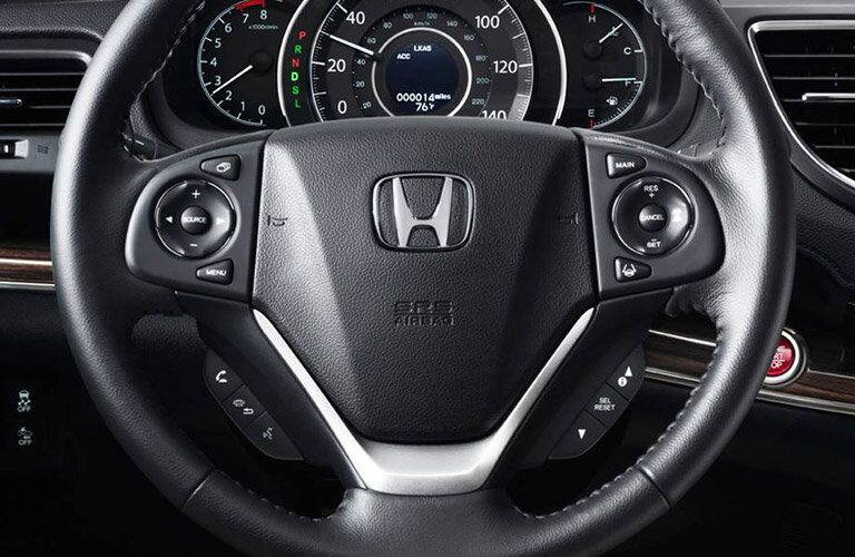 2016 Honda CR-V Touring Leather Wrapped Steering Wheel