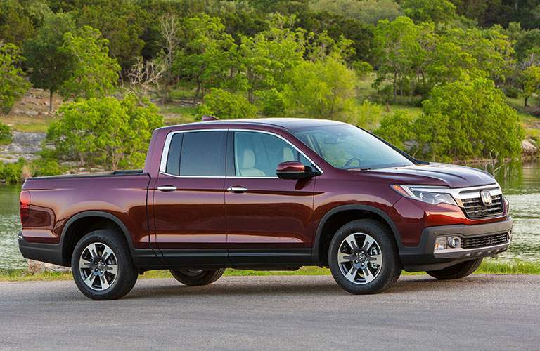 2018 honda ridgeline planet deep scarlet pearl