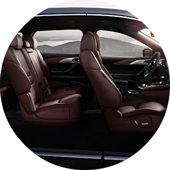 how much space is in the new cx-9 interior?