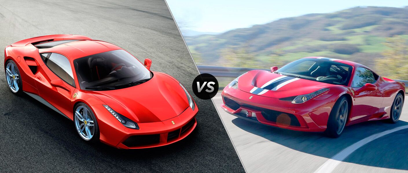 2015 Ferrari 488 GTB vs 2015 Ferrari 458 Speciale 2015 Ferrari 488 GTB vs 2015 Ferrari 458 Speciale