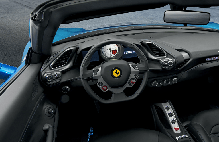 2016 ferrari 488 spider chicago il leather seats