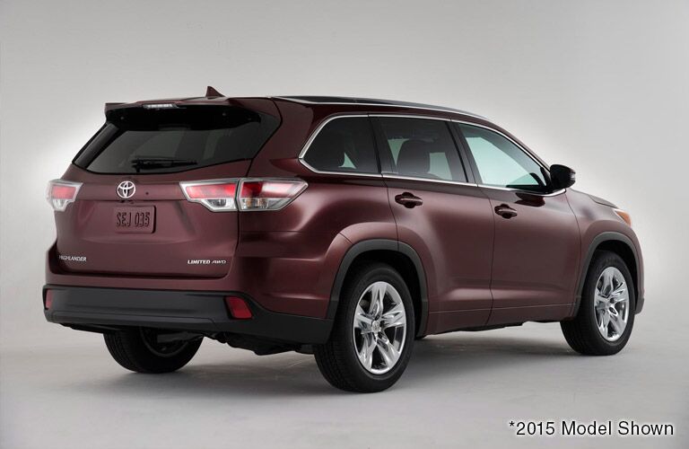 Rear Exterior Toyota Highlander at Gale Toyota
