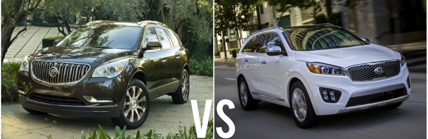 2016 Buick Enclave Vs 2016 Kia Sorento