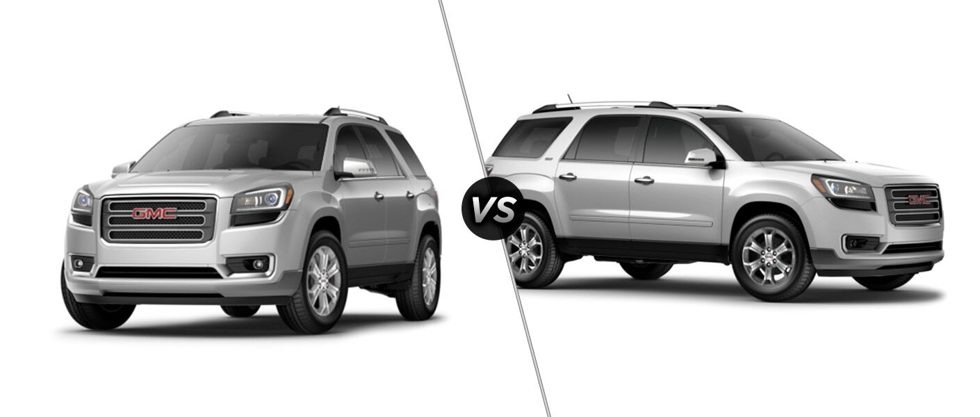 2016 GMC Acadia SLT-1 vs 2016 GMC Acadia SLT-2 2016 GMC Acadia SLT-1 vs 2016 GMC Acadia SLT-2