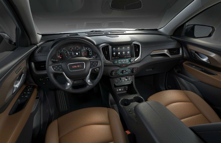 2018 GMC Terrain Brown Leather Interior