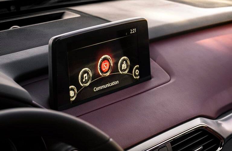 2016 Mazda CX-9 front interior display audio