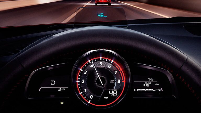 2016 Mazda3 interior driver console