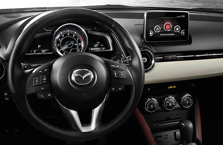 2017 Mazda CX-3 interior driver dash console