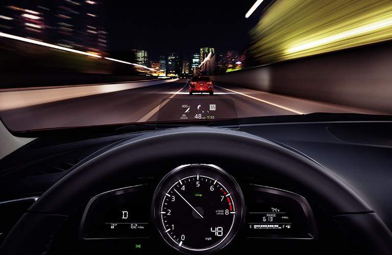 2018 Mazda3 driving display