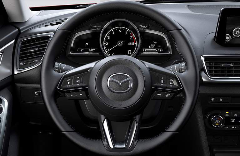 2018 Mazda3 steering wheel