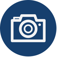 Camera icon in Navy Blue