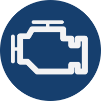blue engine icon