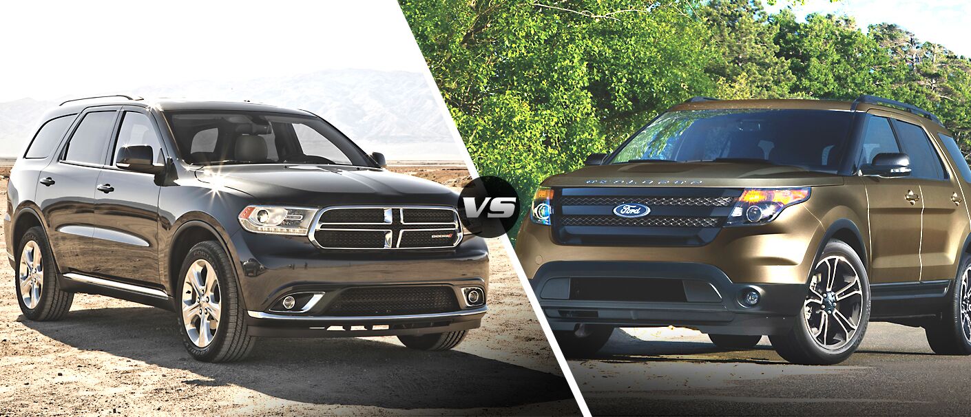 2015 Dodge Durango vs. 2015 Ford Explorer