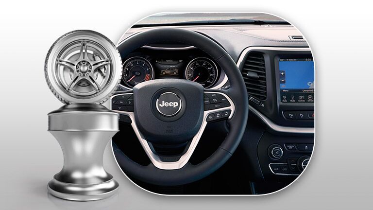interior of the 2015 Jeep Cherokee