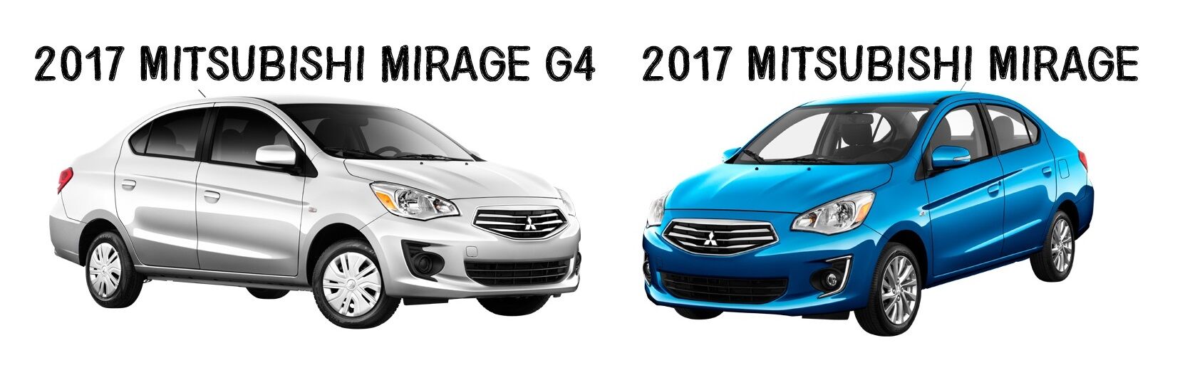 2017 Mitsubishi Mirage and Mirage G4 2017 Mitsubishi Mirage and Mirage G4