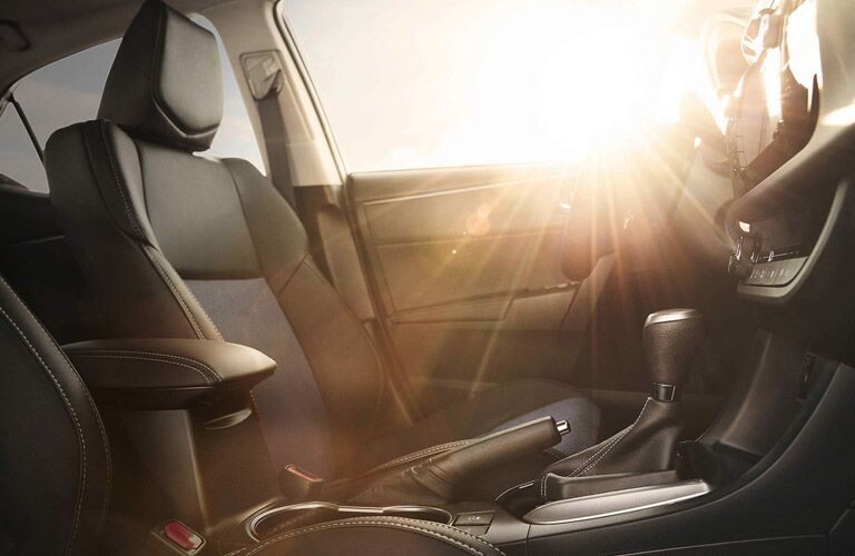 2016 Toyota Corolla interior front seats Toyota Palo Alto CA