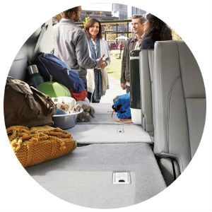 How much cargo space does the Toyota Highlander have?