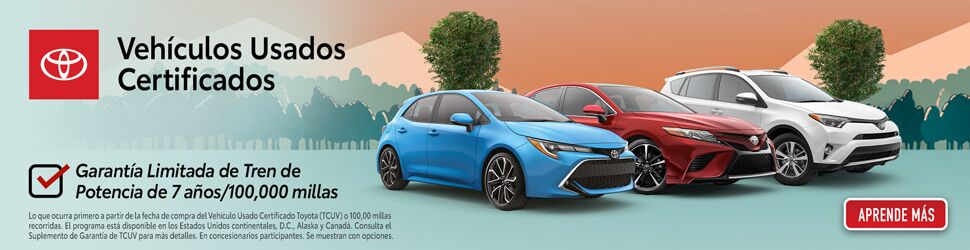 Toyota Vehiculos Usados Certificados - Ofertas Especiales Toyota Vehiculos Usados Certificados - Clic Aqui