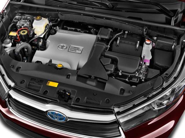 2016 Toyota Highlander Hybrid Engine View