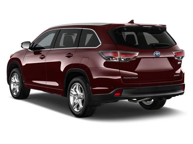 2016 Toyota Highlander Hybrid Rear View