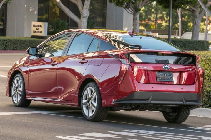 2016 Toyota Prius Rear View