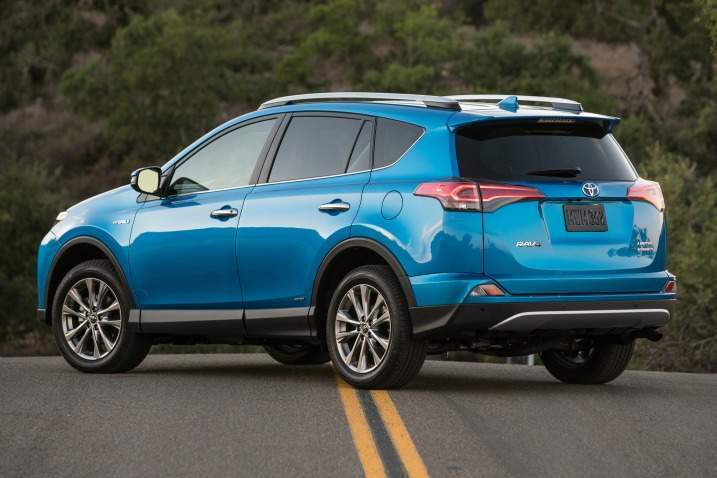2016 Toyota RAV4 Hybrid Rear View