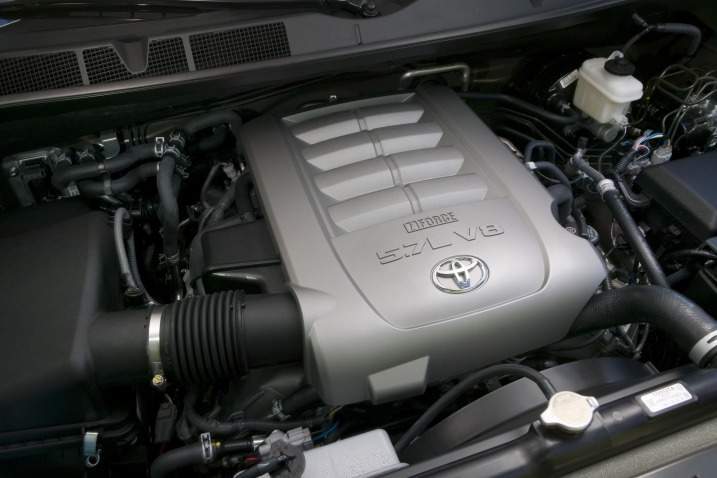 2016 Toyota Sequoia Engine View