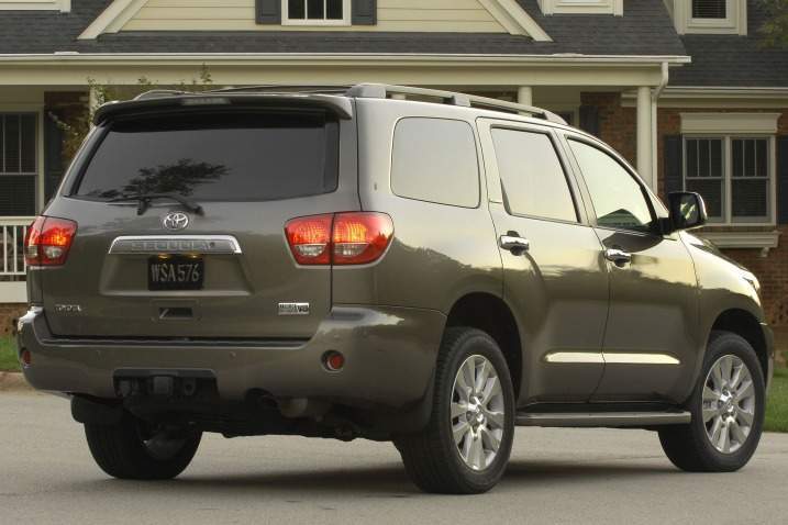 2016 Toyota Sequoia Rear View