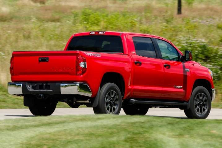 2016 Toyota Tundra Rear View