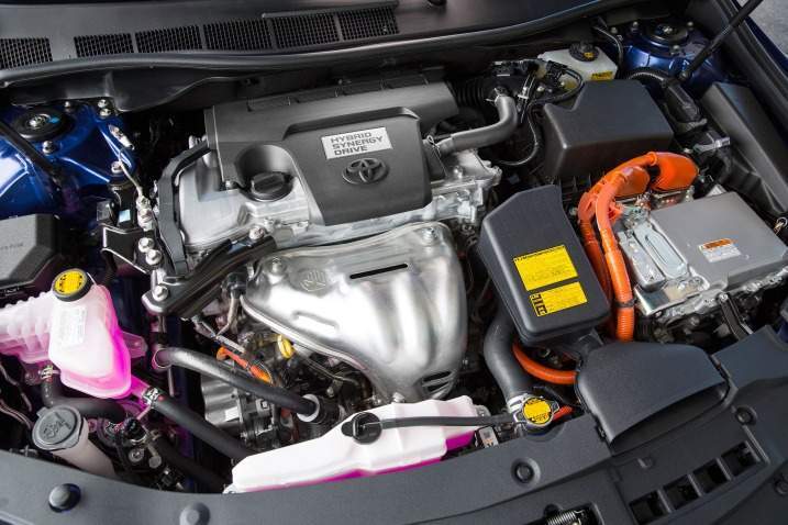 2017 Toyota Camry Hybrid Engine View