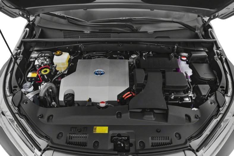 2017 Toyota Highlander Hybrid Engine View
