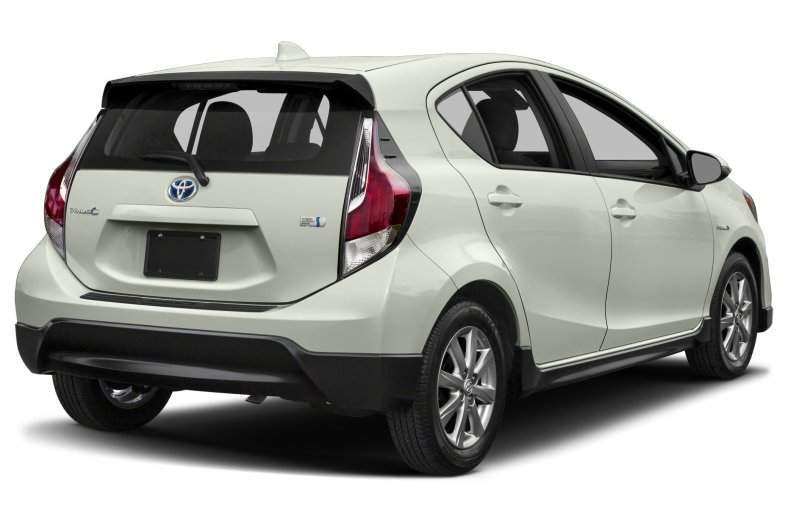 2017 Toyota Prius c Rear View