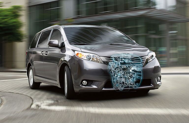 What kind of engine does the Toyota Sienna have?