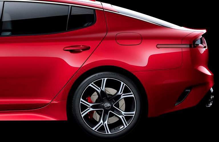 red kia stinger rear
