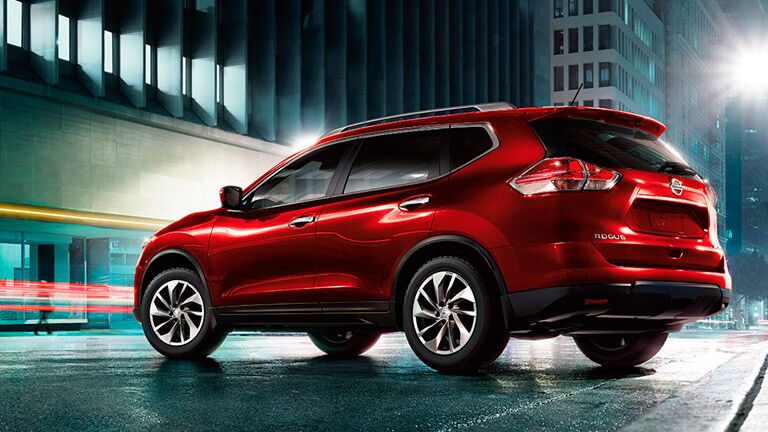Red Nissan Rogue