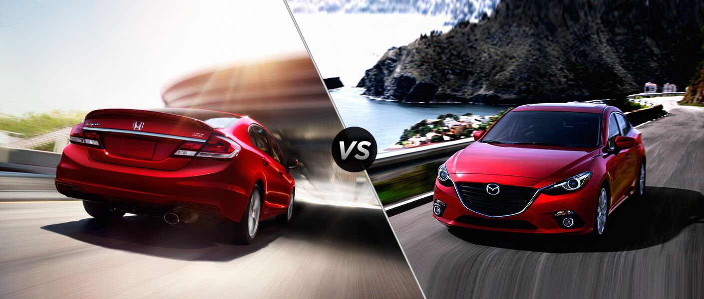 2015 Honda Civic vs. 2015 Mazda3