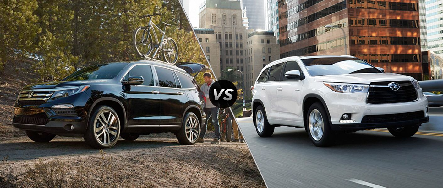 2016 Honda Pilot Vs 2017 Toyota Highlander
