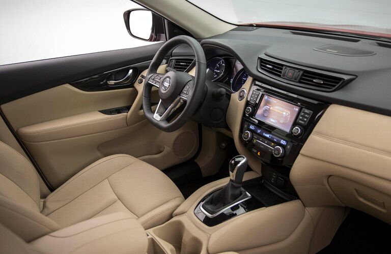 2017 Nissan Rogue Beige Interior