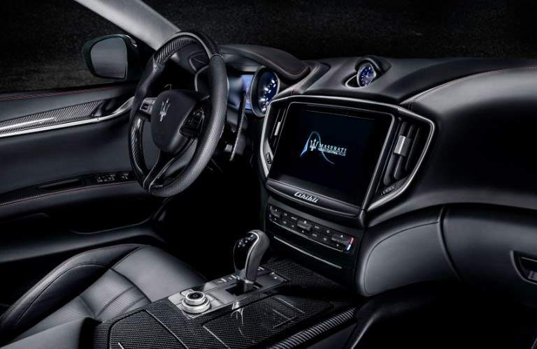 interior front of the 2018 Maserati Ghibli